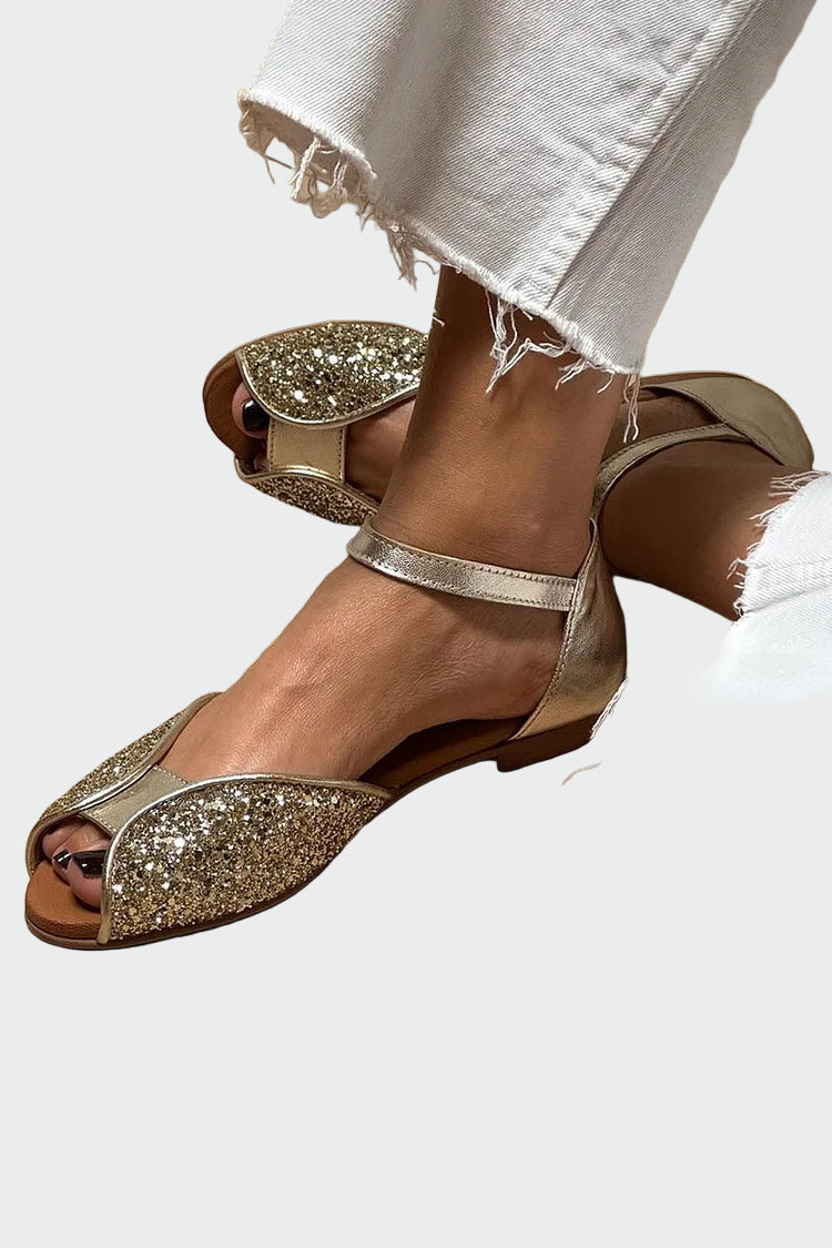 Flavia | Glitrende Sandaler