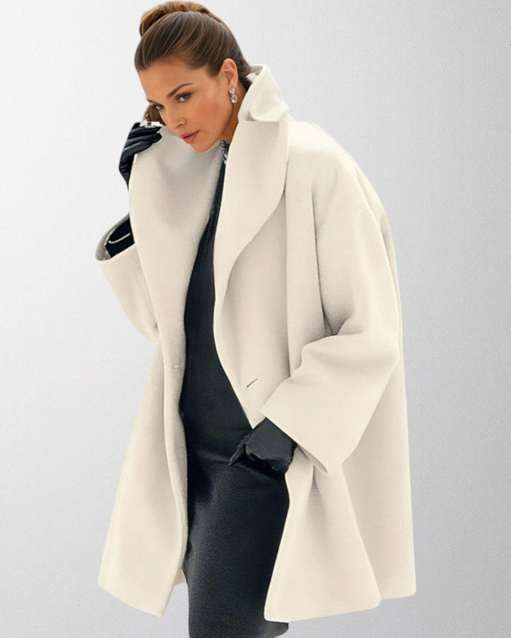 Olivia - Elegant uldfrakke til efterår og vinter