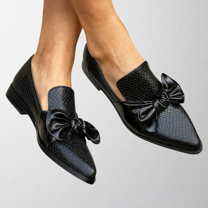 Olivia – Loafers med Sløjfedetalje