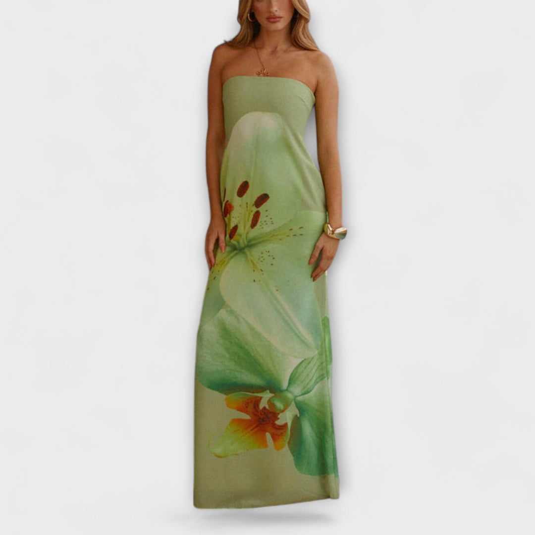 Madeleine - Maxi Kjole Off-Shoulder Chic