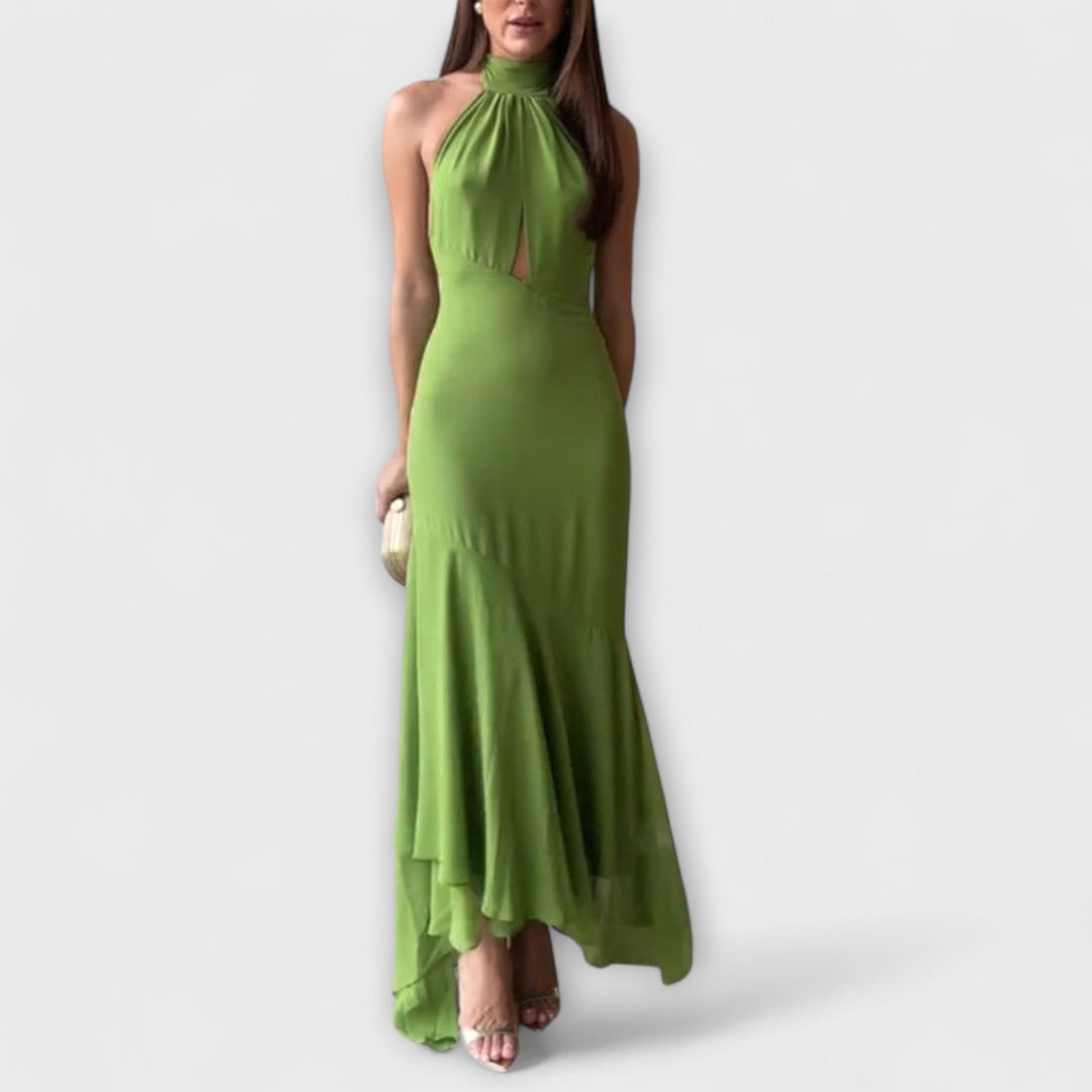 Nicole - Chic asymmetrisk maxikjole