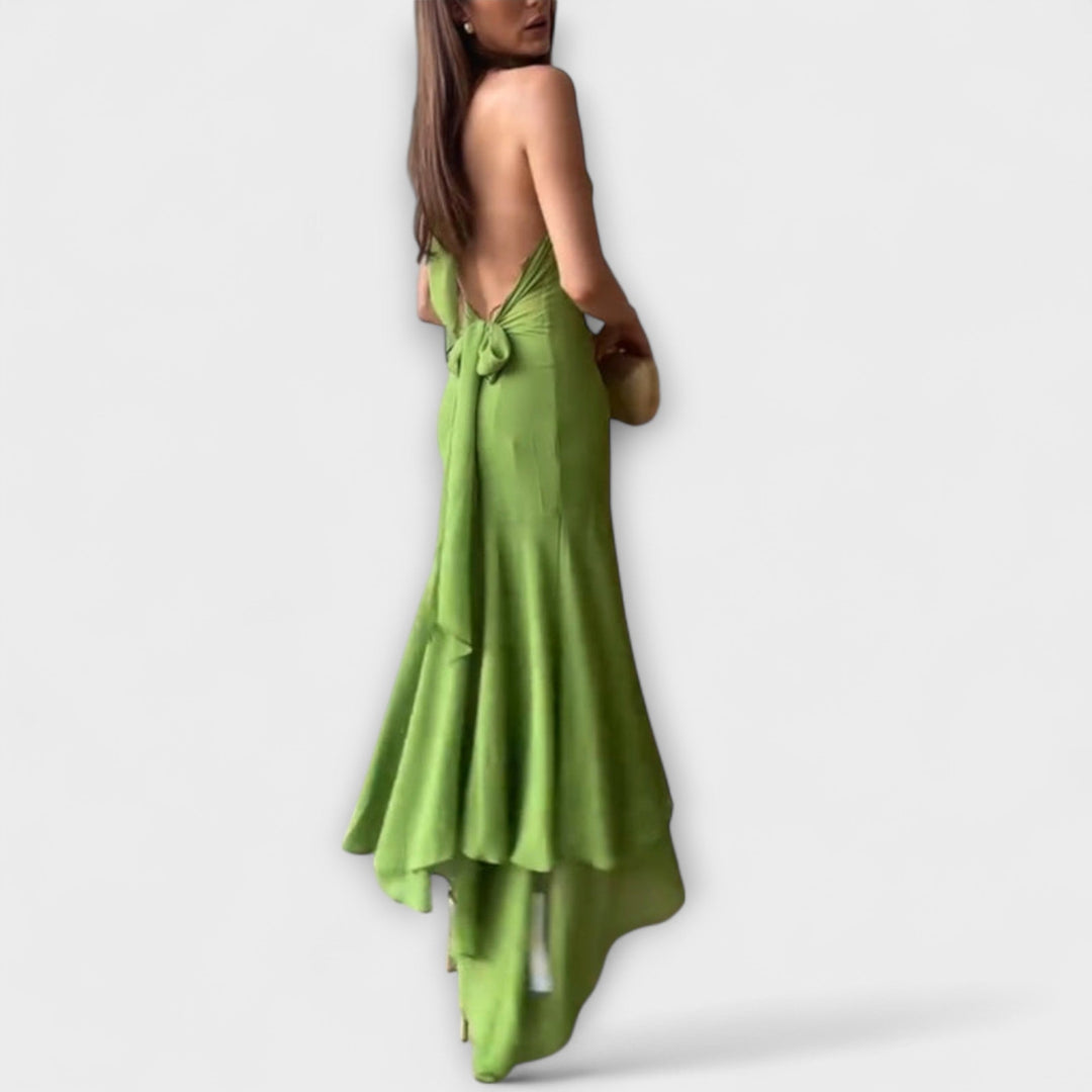 Nicole - Chic asymmetrisk maxikjole