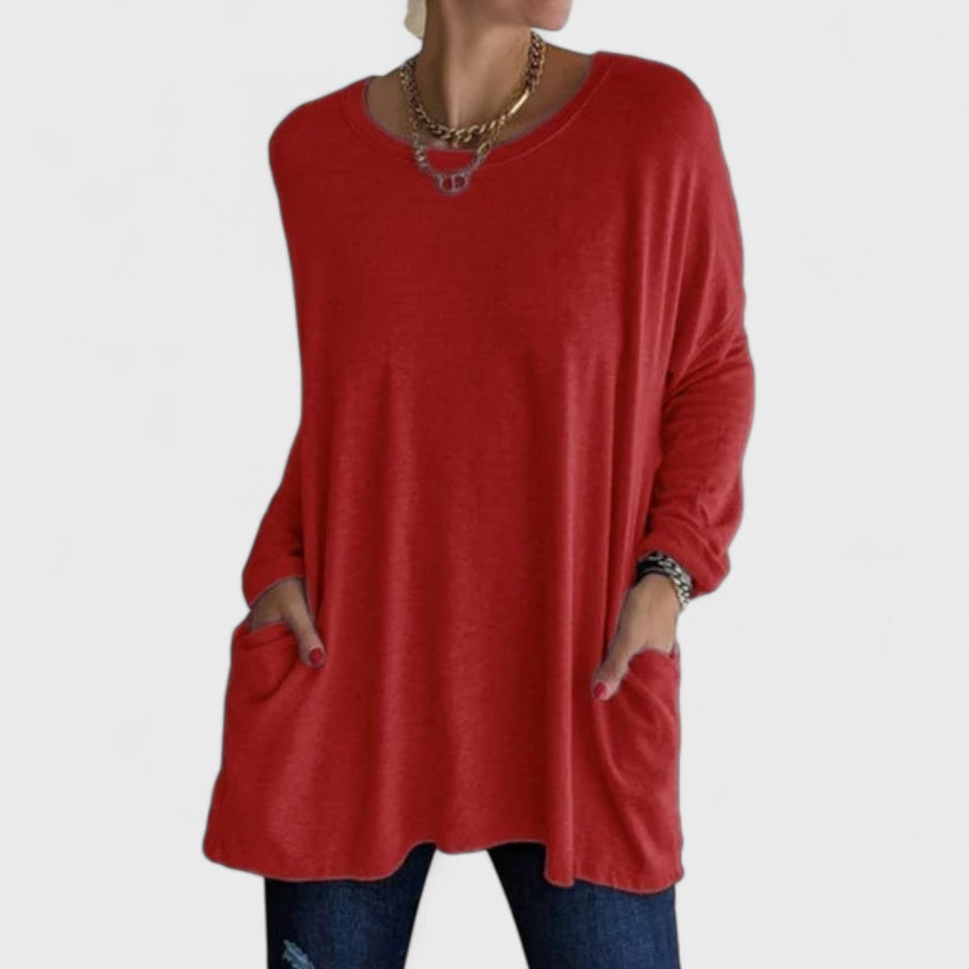Moira - Casual langærmet bluse