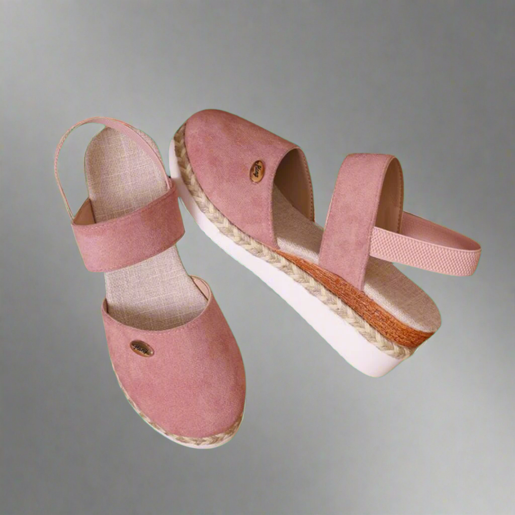 Gitta | Plus-Size Wedge Sandaler til Kvinder – Komfortable og Fleksible