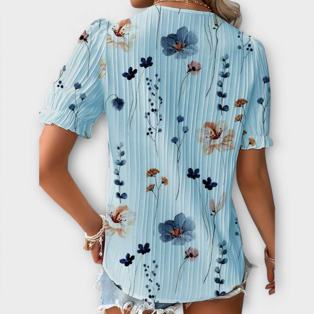 Emily - Trendy V-hals T-shirt