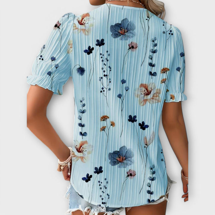 Emily - Trendy V-hals T-shirt