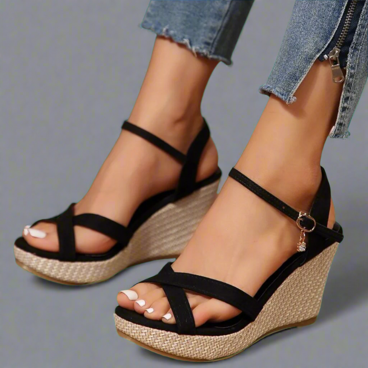 Xeltrud | Komfortable Wedge Platform Sandaler
