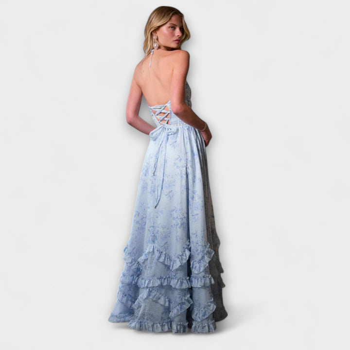 Petra - Lang Elegant og Flydende Kåbe