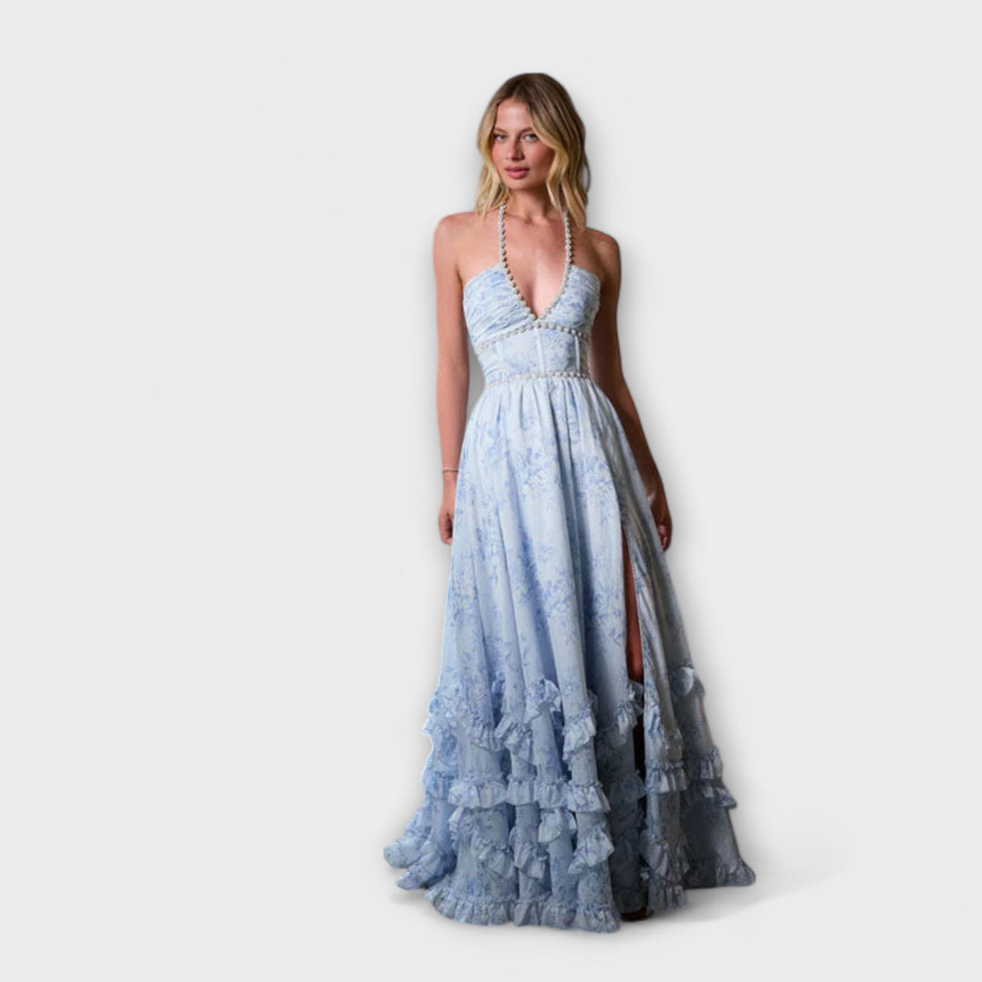 Petra - Lang Elegant og Flydende Kåbe