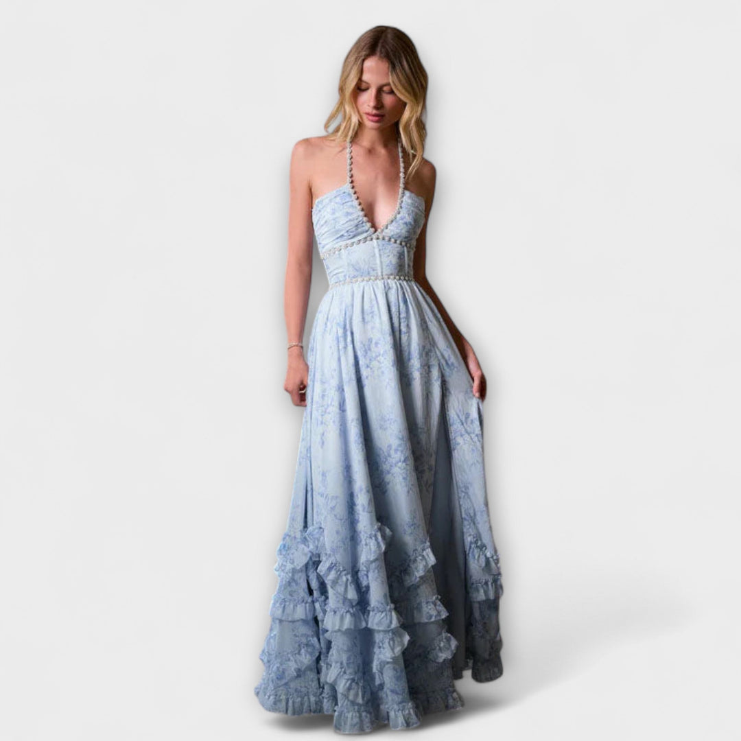 Petra - Lang Elegant og Flydende Kåbe
