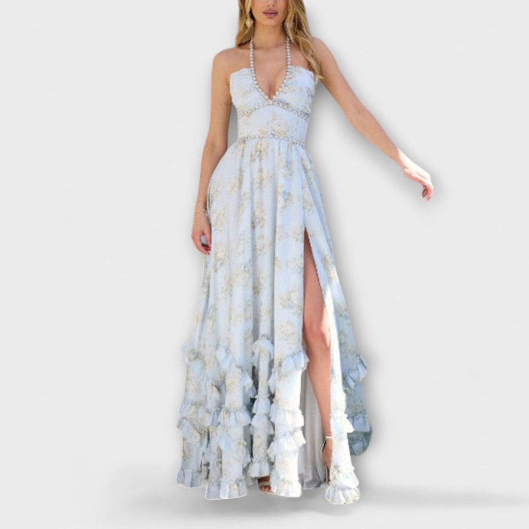 Petra - Lang Elegant og Flydende Kåbe