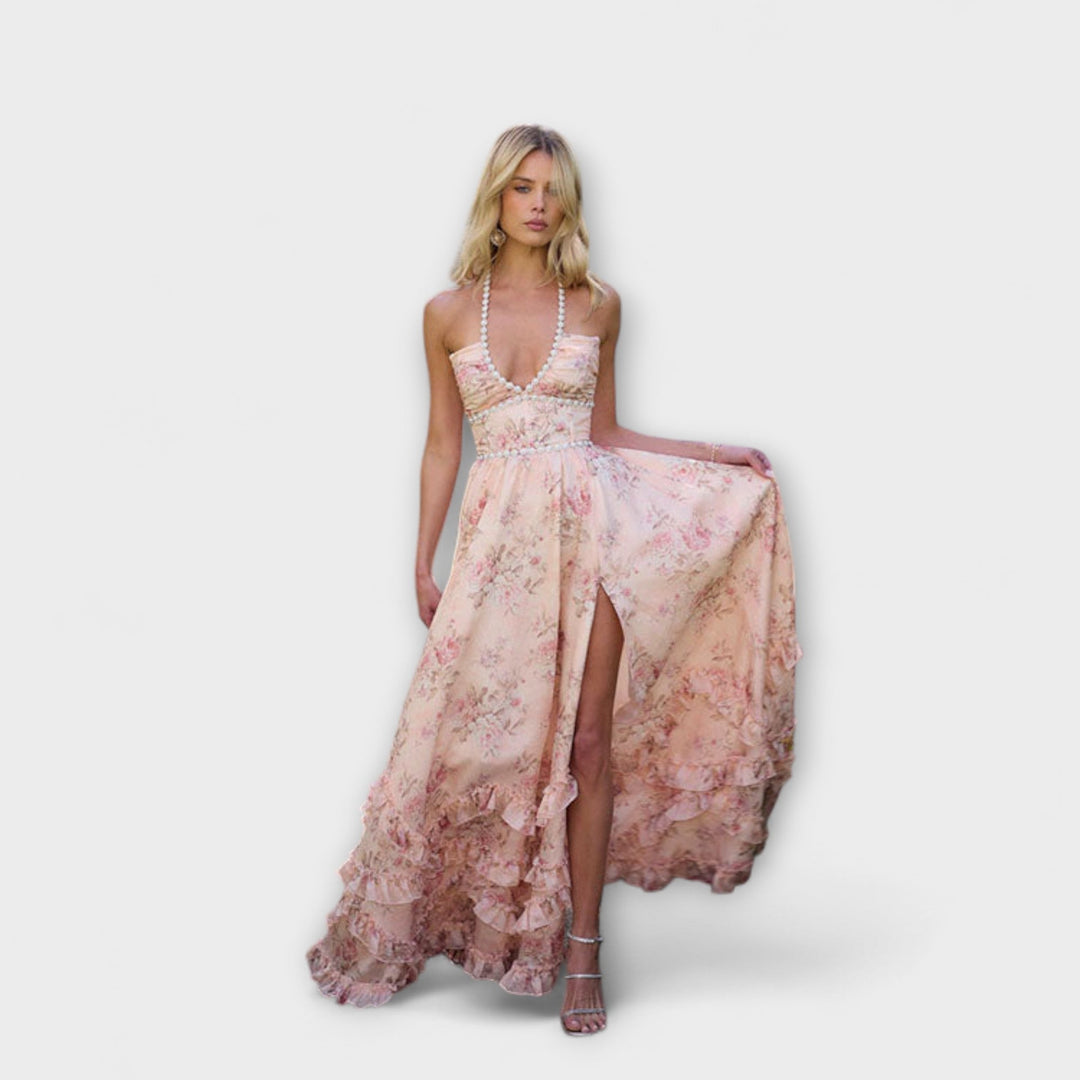 Petra - Lang Elegant og Flydende Kåbe