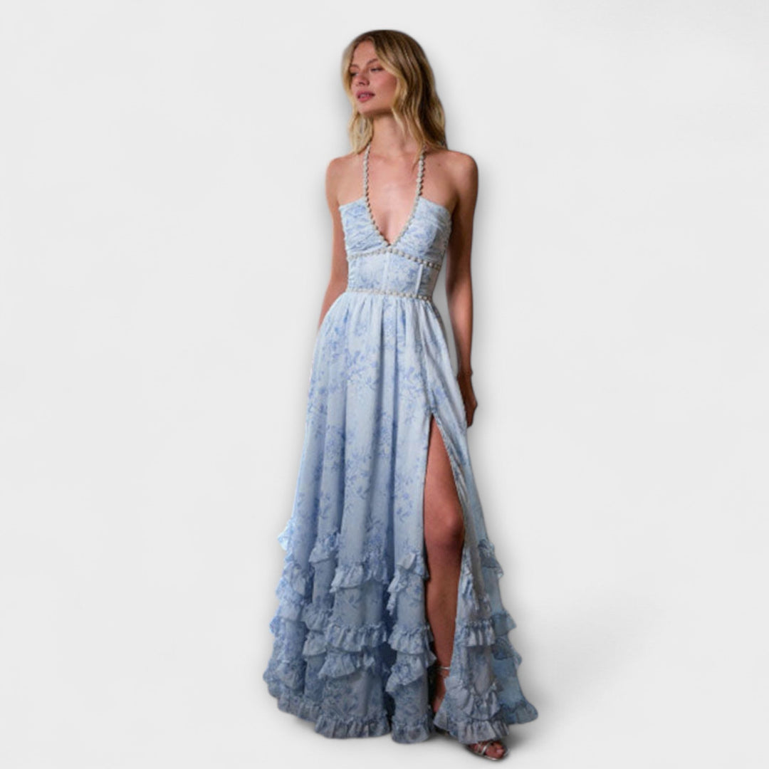 Petra - Lang Elegant og Flydende Kåbe