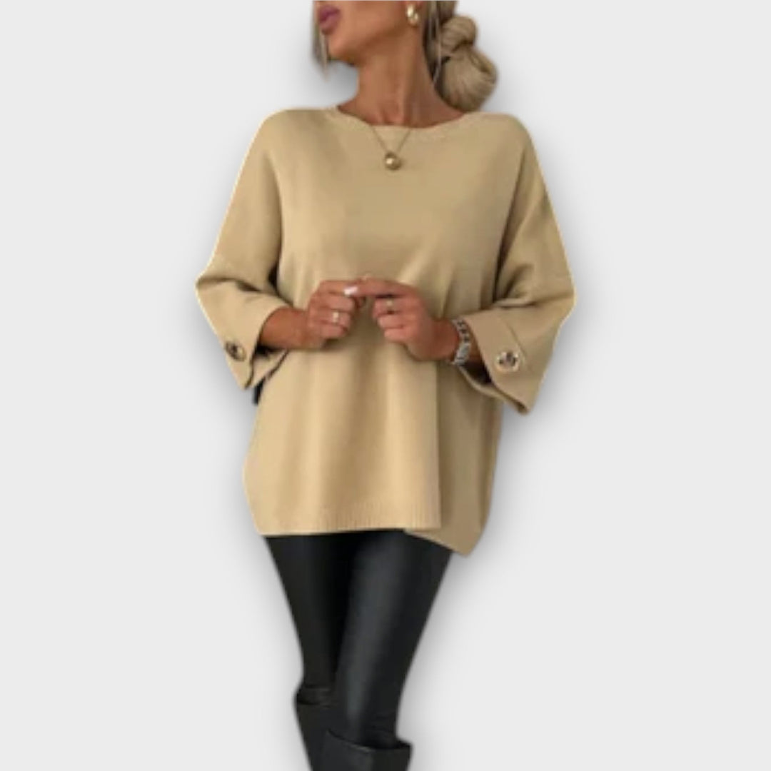 Isabella - Elegant Strikket Trøje