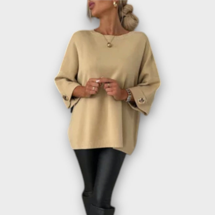 Isabella - Elegant Strikket Trøje