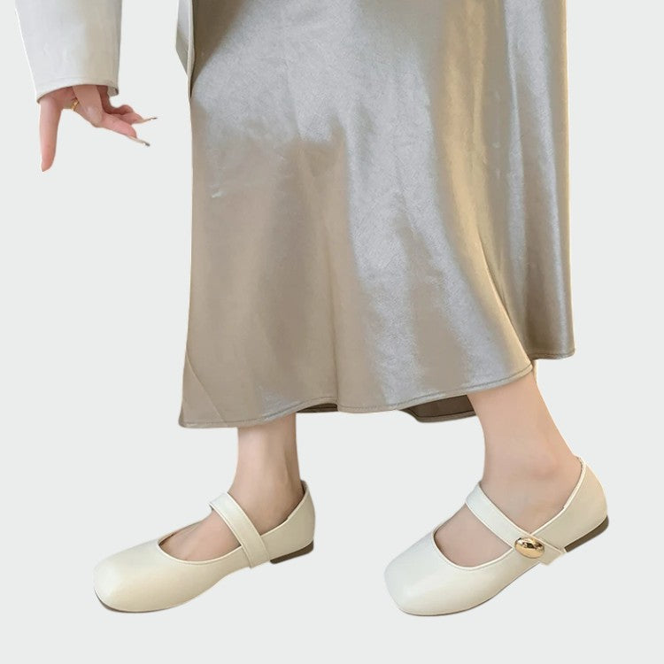 Olivia - Minimalistiske Mary Jane Sko