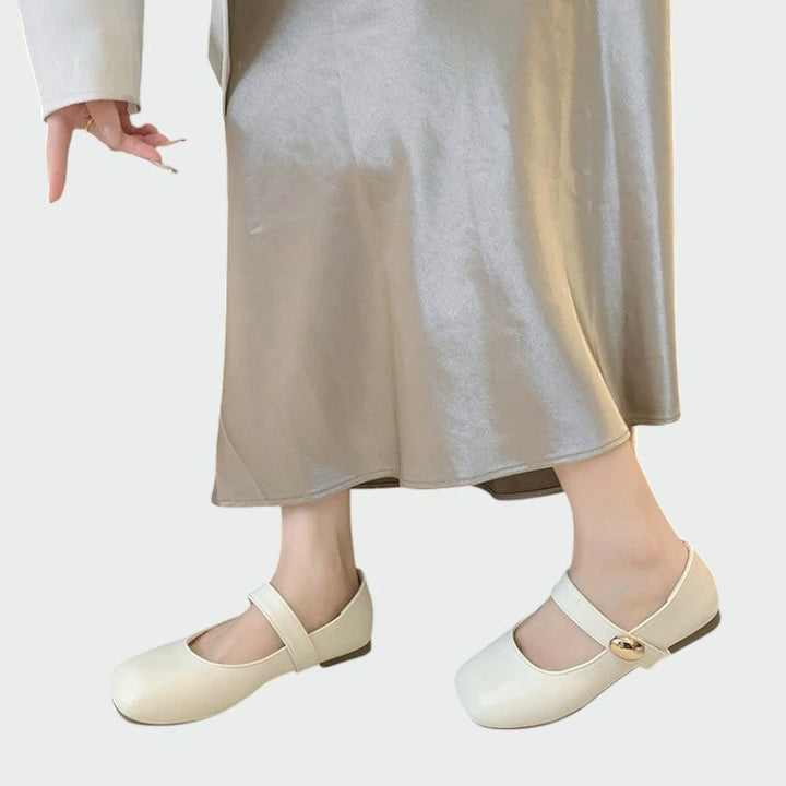 Olivia - Minimalistiske Mary Jane Sko