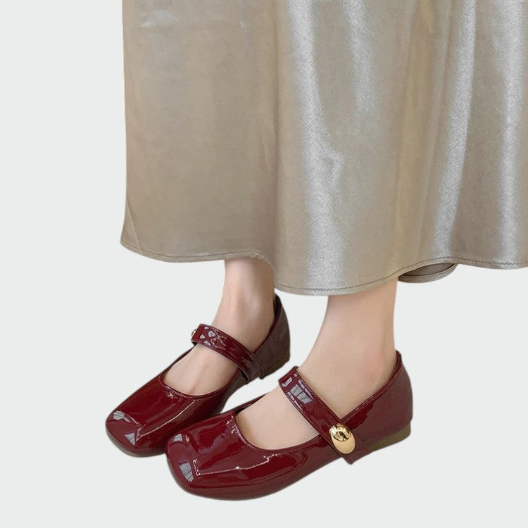 Olivia - Minimalistiske Mary Jane Sko