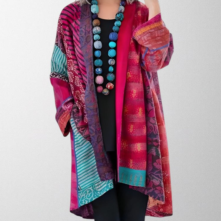 Olivia – Elegant Strikket Cardigan med Tidløse Mave-Flatterende Lag