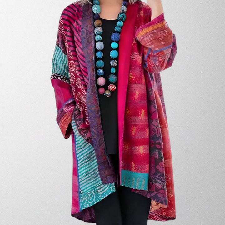 Olivia – Elegant Strikket Cardigan med Tidløse Mave-Flatterende Lag