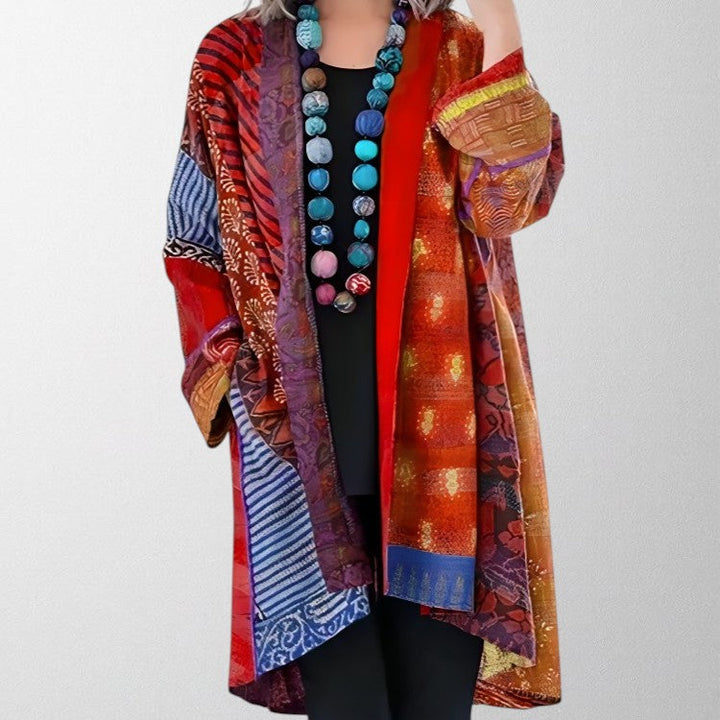 Olivia – Elegant Strikket Cardigan med Tidløse Mave-Flatterende Lag