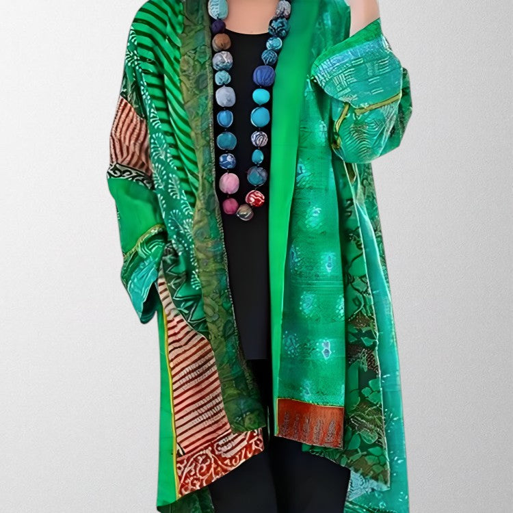Olivia – Elegant Strikket Cardigan med Tidløse Mave-Flatterende Lag