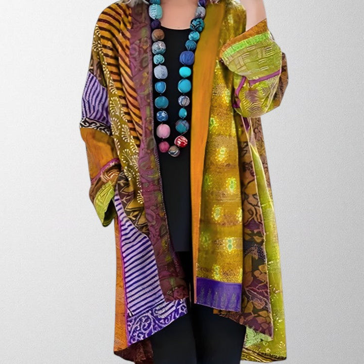 Olivia – Elegant Strikket Cardigan med Tidløse Mave-Flatterende Lag