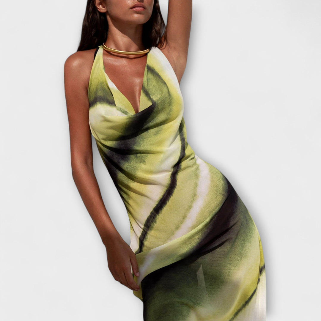 Miriam - Maxi Kjole Gradient Tie-Dye Klassisk