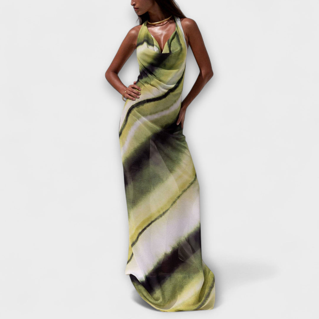 Miriam - Maxi Kjole Gradient Tie-Dye Klassisk