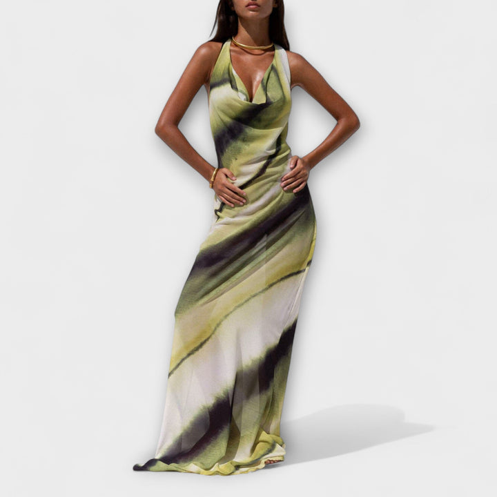 Miriam - Maxi Kjole Gradient Tie-Dye Klassisk