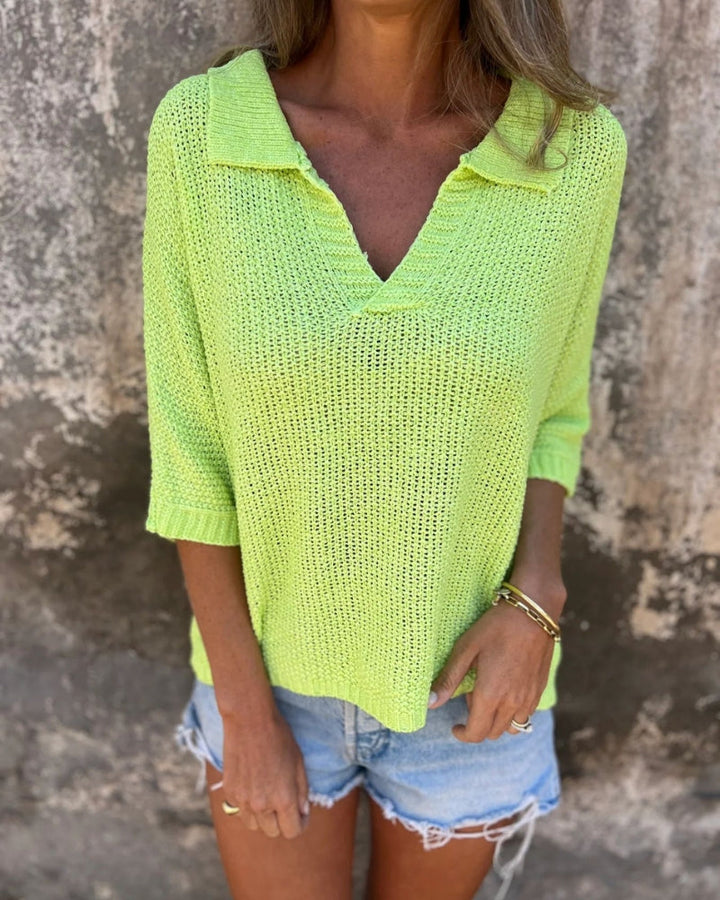 GARIELE - BOHEMISK STRIKKET TEE