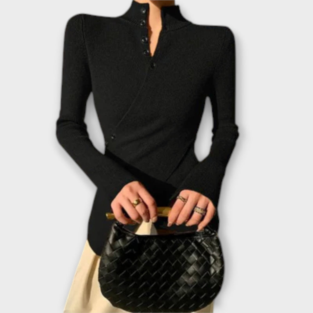 Michiko – Elegant Bomuldsstriktrøje