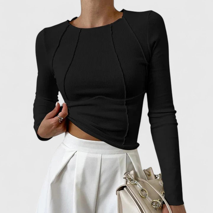 Olivia - Komfortabel Langærmet T-shirt