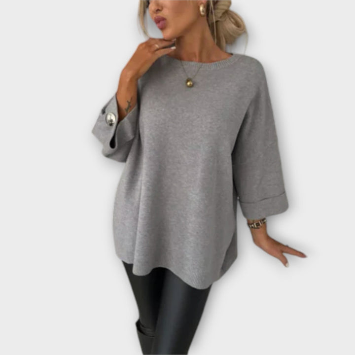 Isabella - Elegant Strikket Trøje