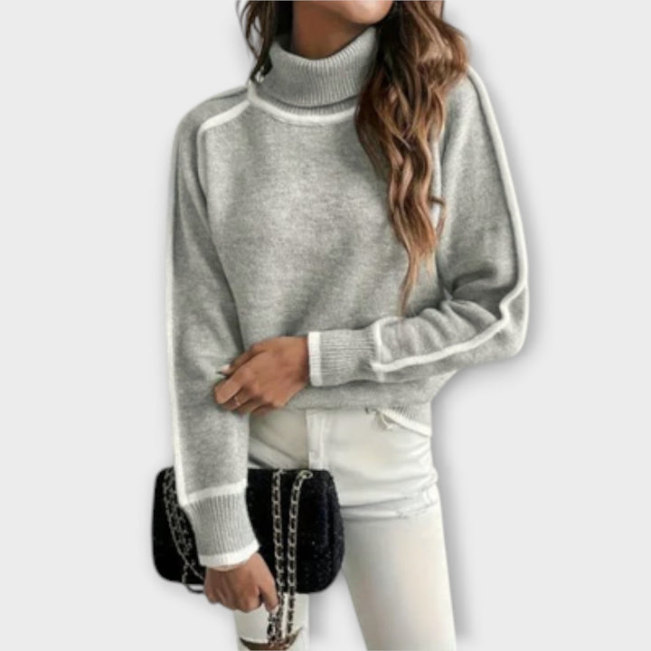 Aurora - Casual Turtleneck Trøje