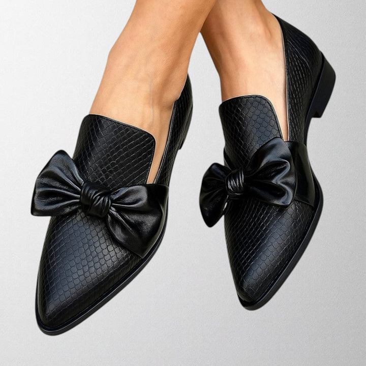 Olivia – Loafers med Sløjfedetalje