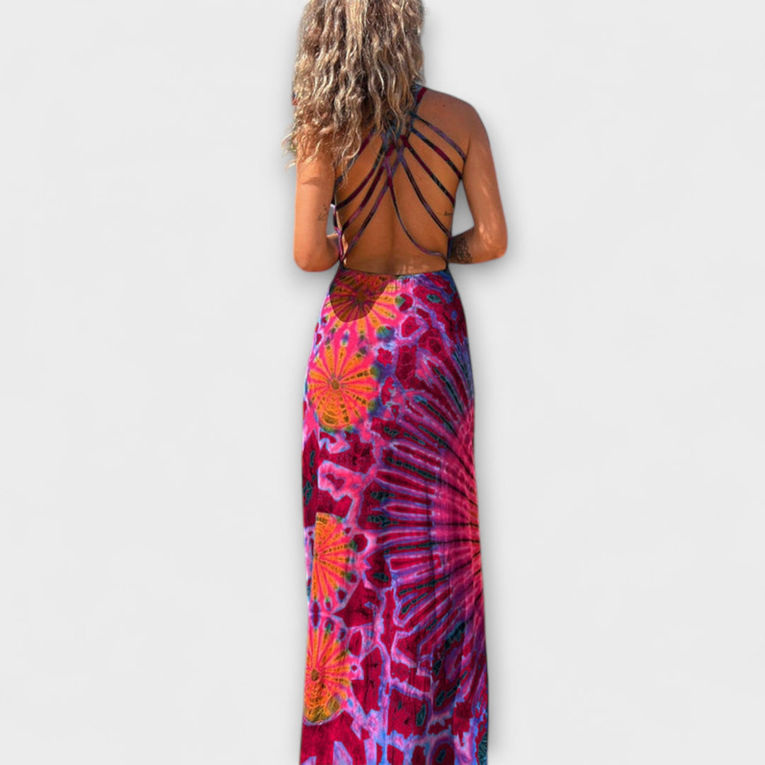 Elisabeth - Maxikjole Tie-Dye La Bamba