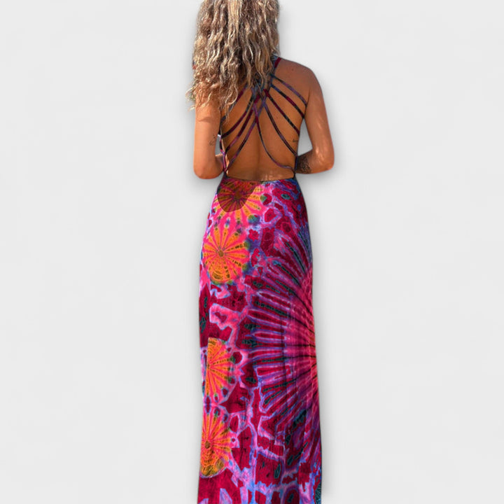 Elisabeth - Maxikjole Tie-Dye La Bamba