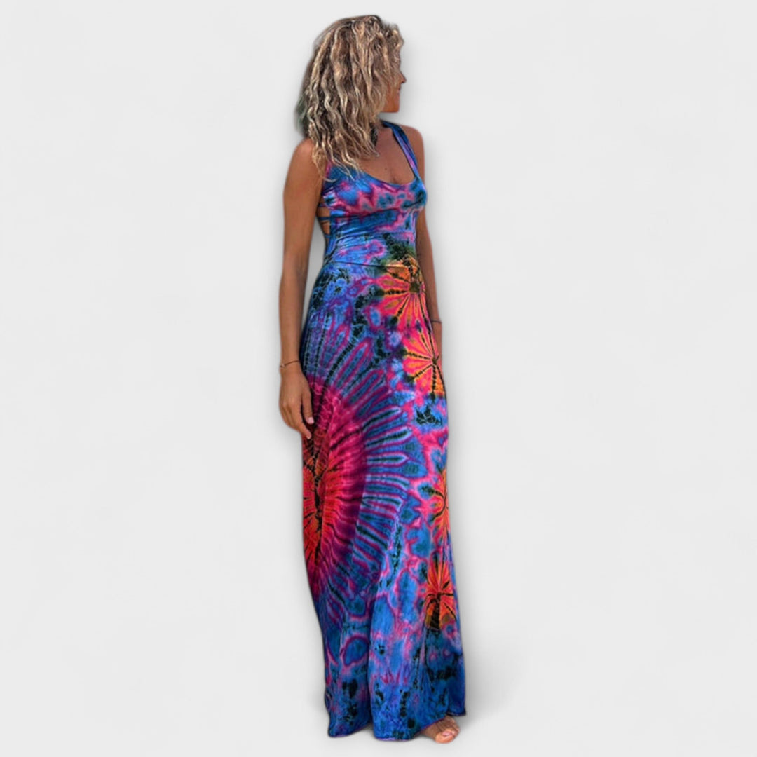Elisabeth - Maxikjole Tie-Dye La Bamba