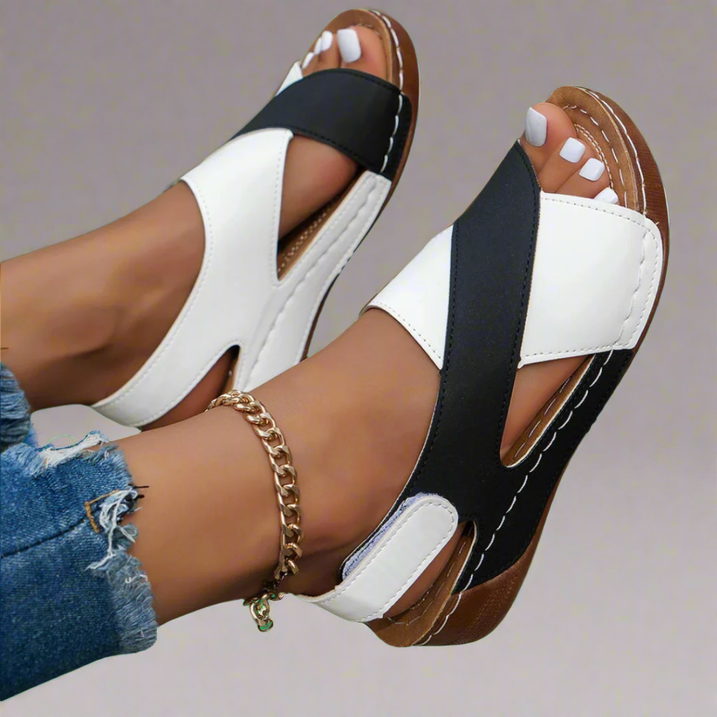 Gabriele | Håndlavede Wedge Sandaler i Premium Kvalitet