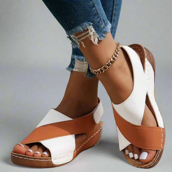 Gabriele | Håndlavede Wedge Sandaler i Premium Kvalitet