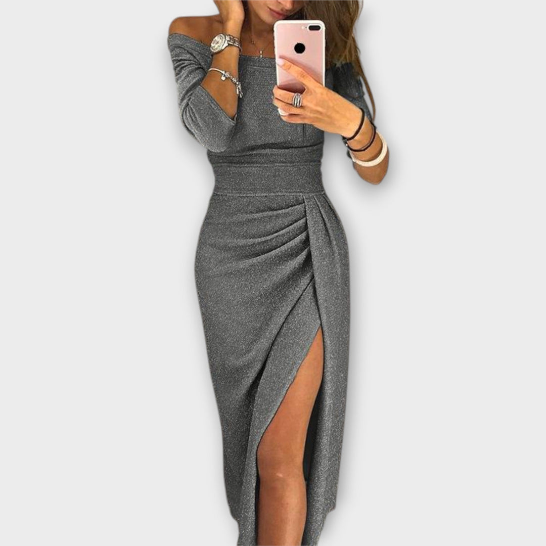 Queenie - Elegant Off-Shoulder Kjole
