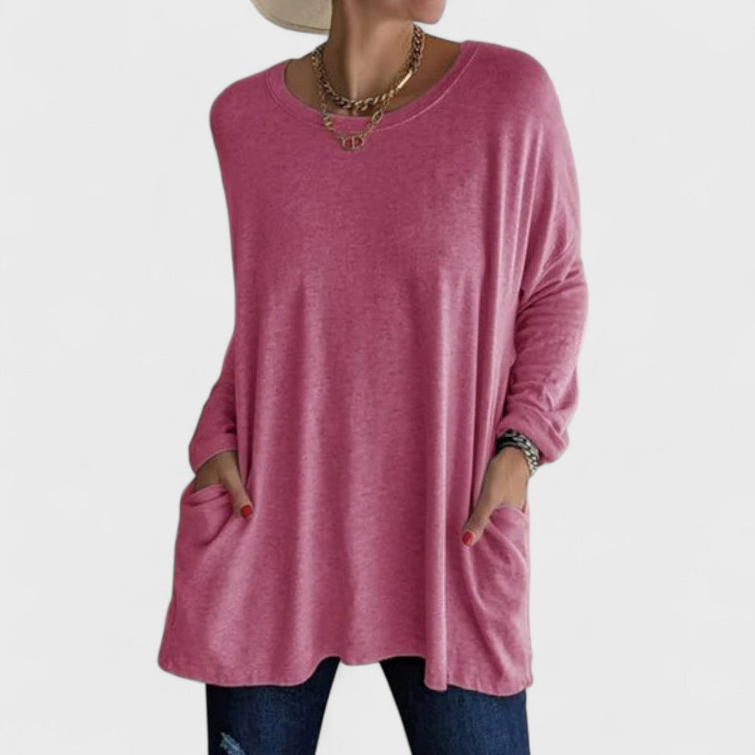 Moira - Casual langærmet bluse