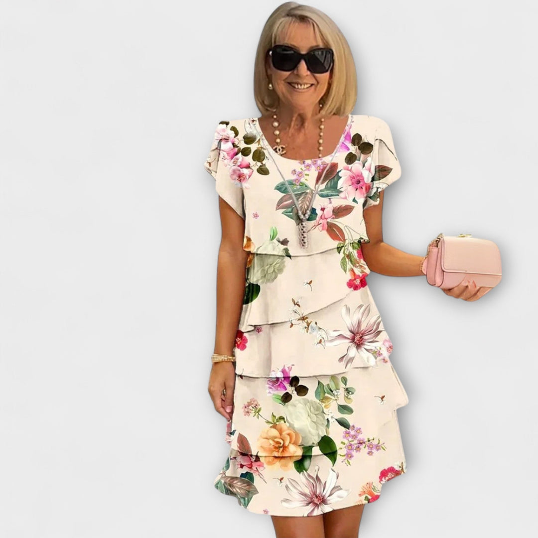 Frederike - Blomster Elegance Kjole