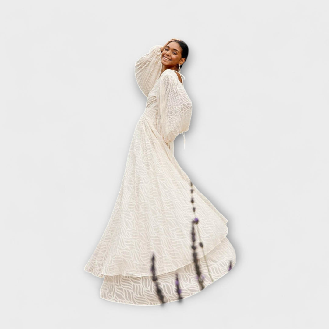 Larissa - Maxi Kjole Creme d'Allegory