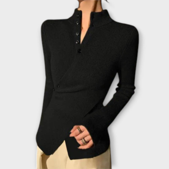 Michiko – Elegant Bomuldsstriktrøje