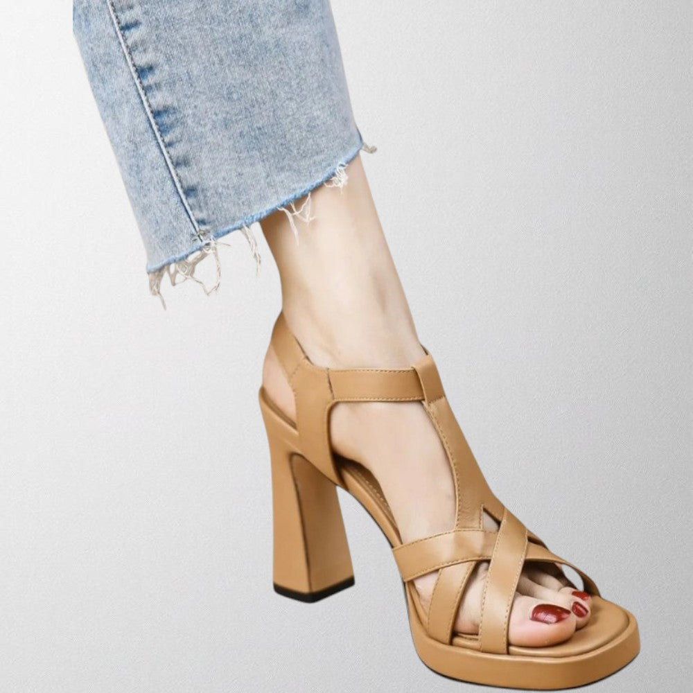 Olivia - Håndlavet sandal i øko-læder
