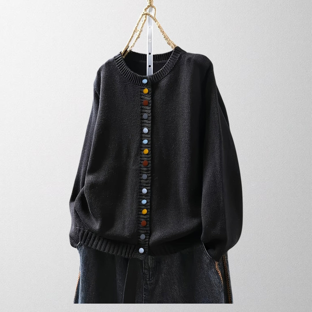 Olivia - Komfortabel og Stilfuld Cardigan