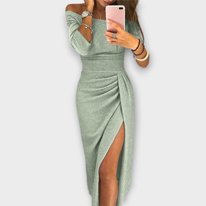 Queenie - Elegant Off-Shoulder Kjole