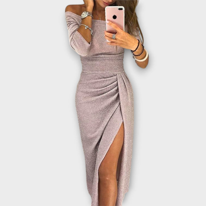 Queenie - Elegant Off-Shoulder Kjole
